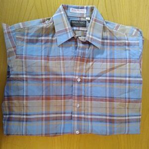 DS Vintage Bravado India Madras Plaid Shirt